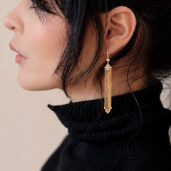 Argyle Drop Earrings