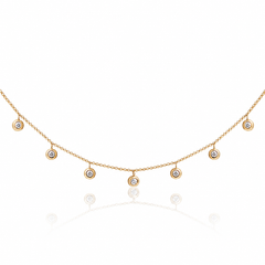Diamond Note Princess Necklace