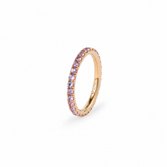 Lavender Sapphire Eternity Band