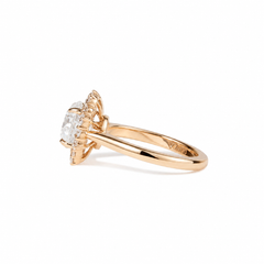 Rosette Engagement Ring