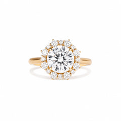 Rosette Engagement Ring