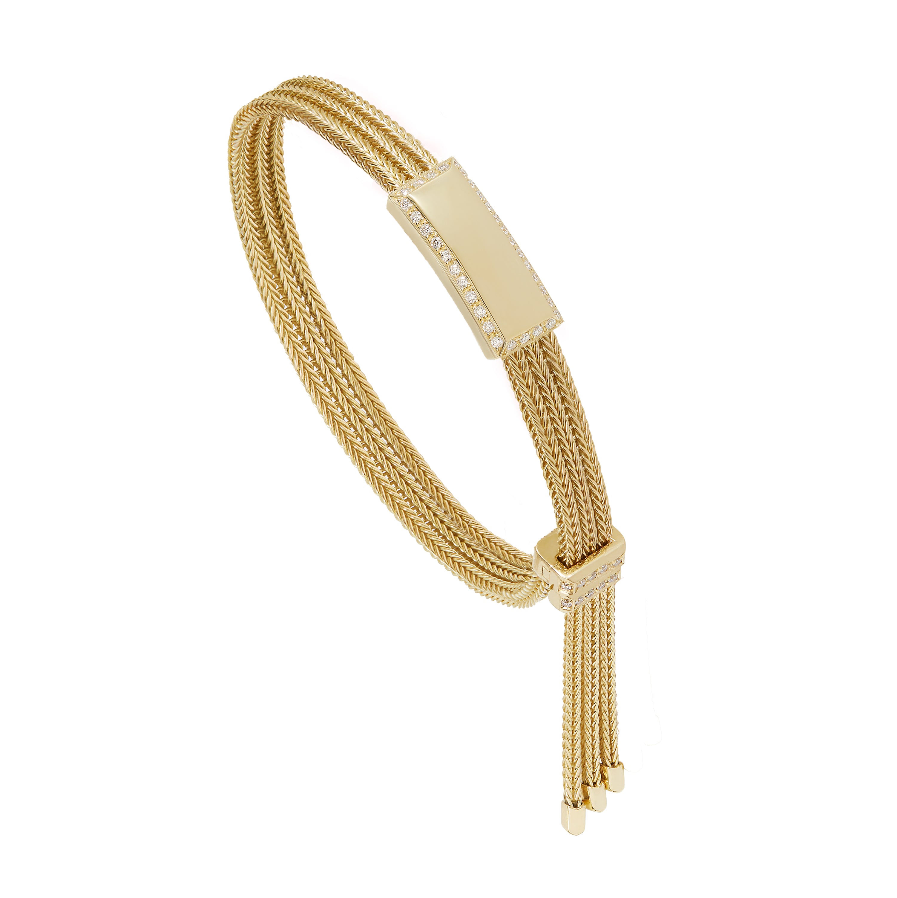 Chapter VI Bracelet, Yellow Gold & Diamonds