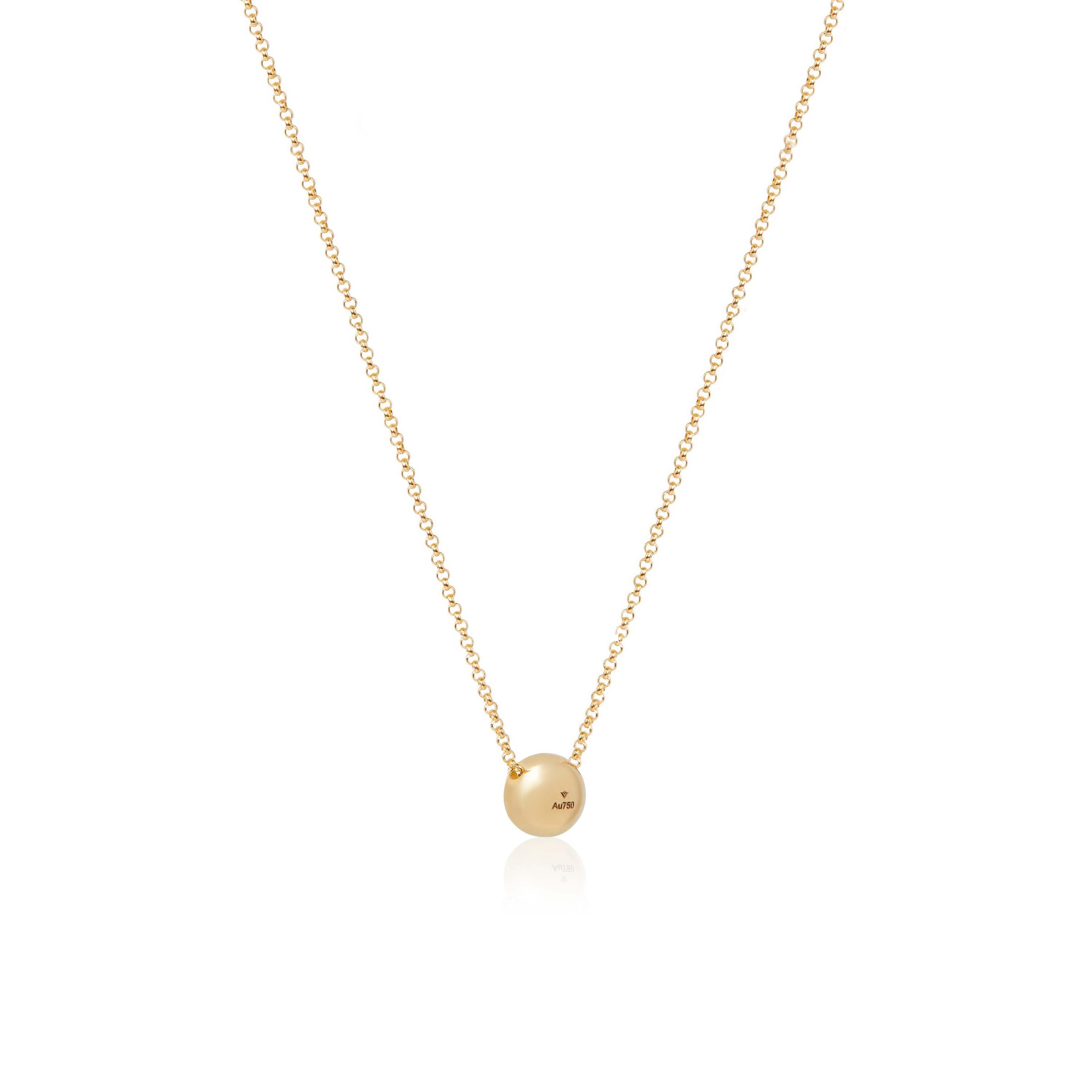 Blue Sapphire Note Pendant