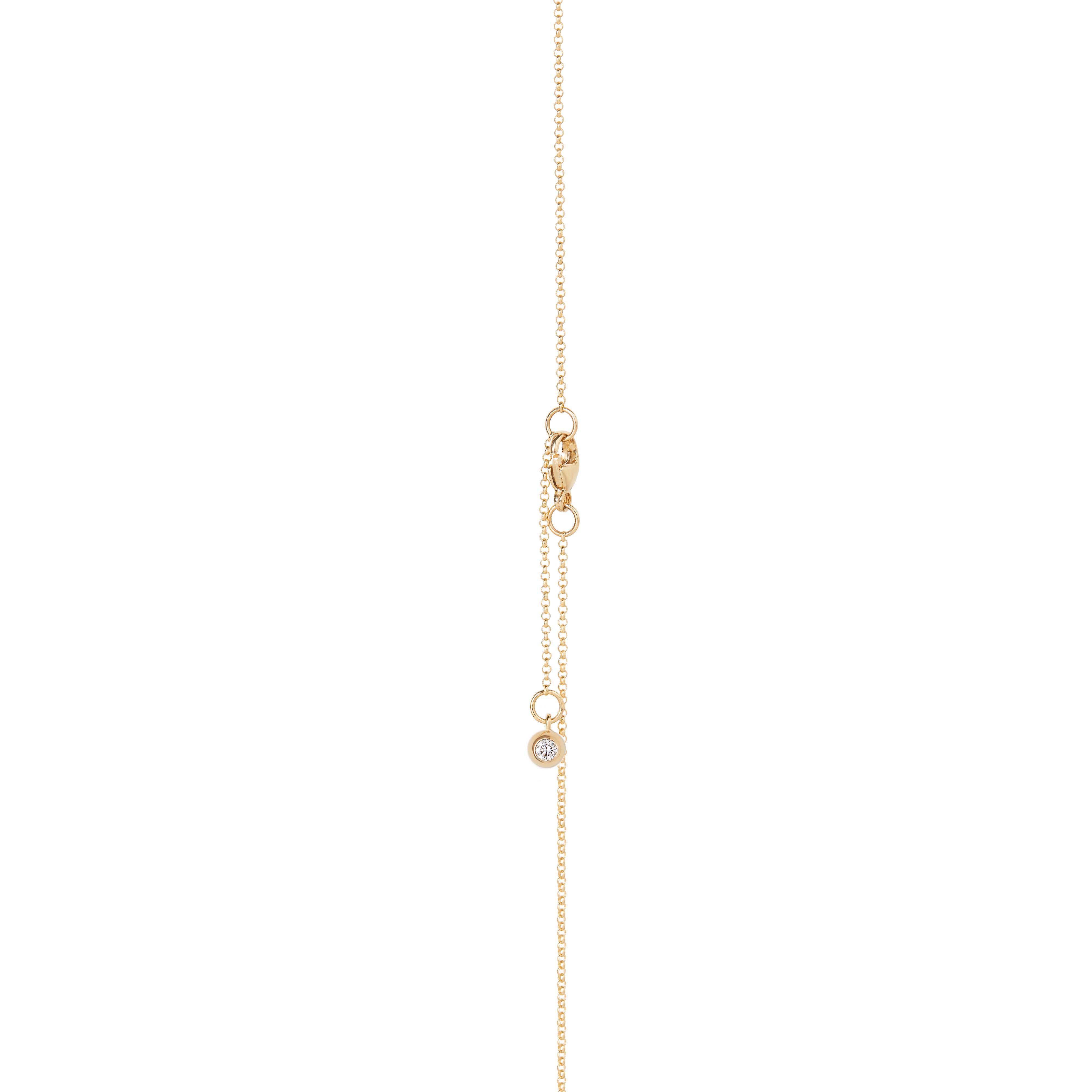 Blue Sapphire Note Pendant